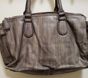 Very Rare Gray Shade Brushed Liebeskind Satchel